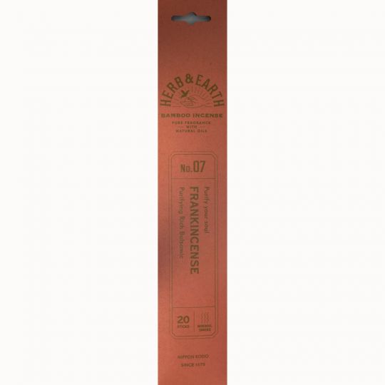 Herb & Earth Incense 20 sticks - Frankincense (Pack of 12)