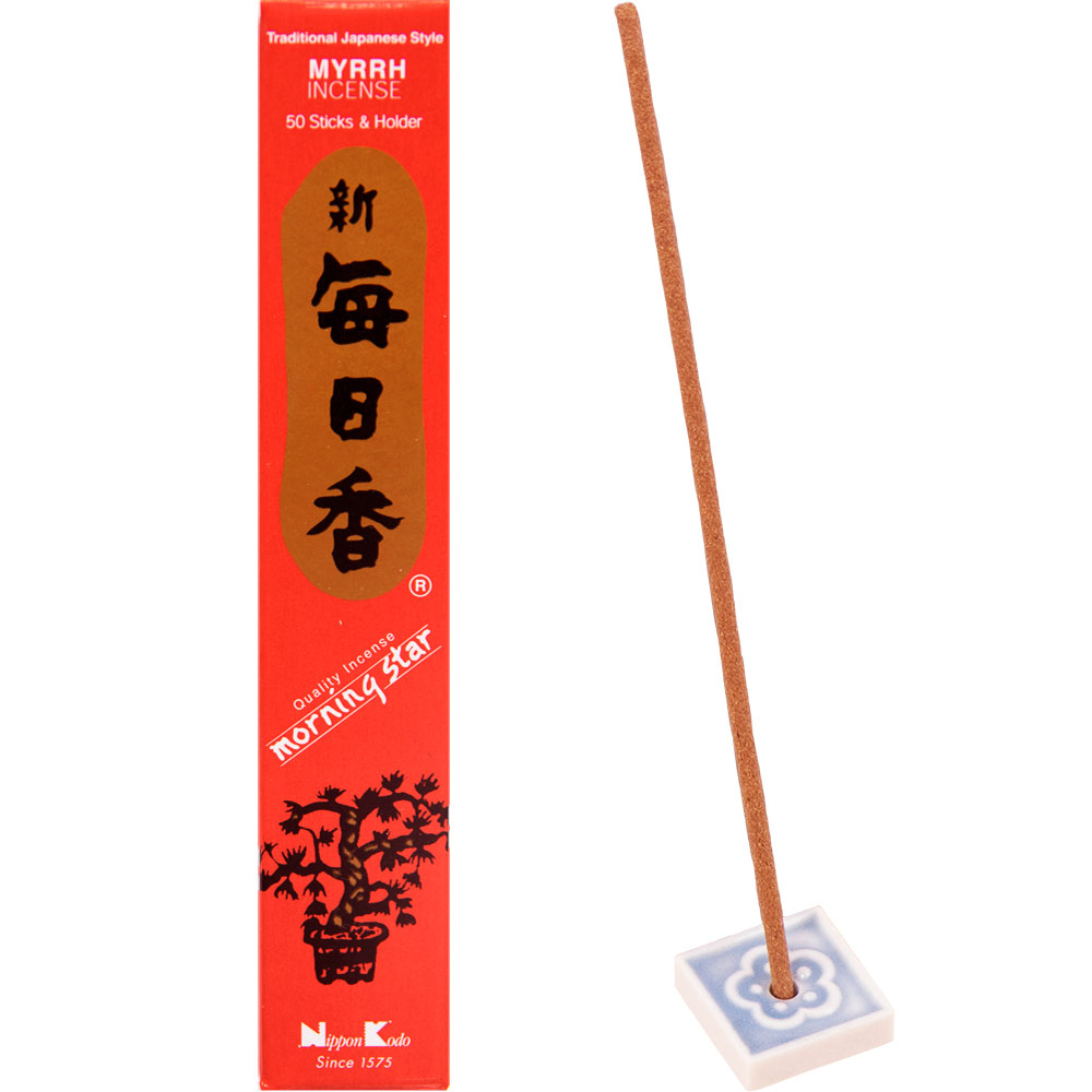 Morning STAR IncEnsE 50 sticks Myrrh (box of 12)