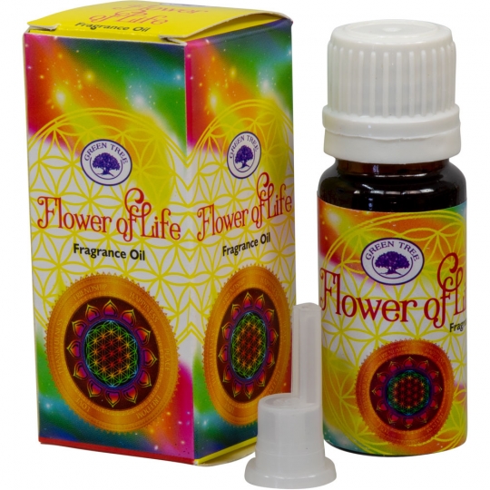 Green Tree Fragrance Oil 10ml - Flower of Life (Each)