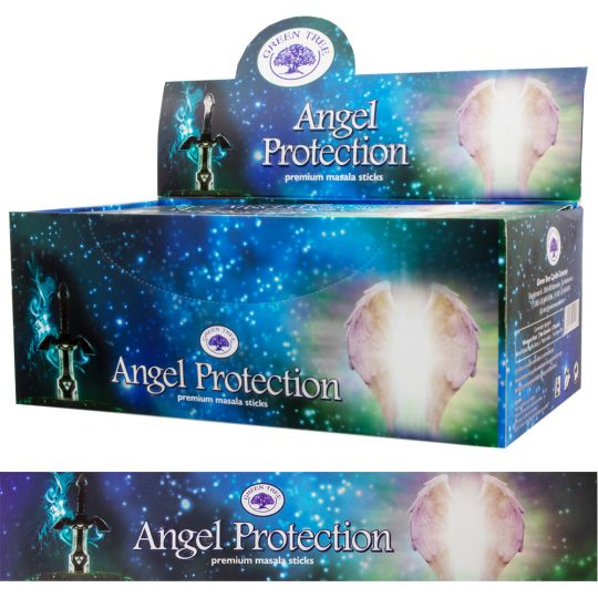Green Tree Incense 15 gr - Angel Protection (Pack of 12)