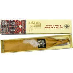 Native Soul Incense 15 gr - White Sage & Dragon's Blood (Pack of 12)