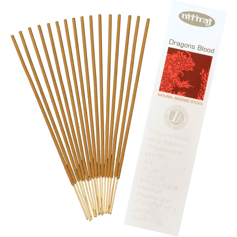 Nitiraj Incense 25 gr - DRAGONs Blood (Pack of 6)