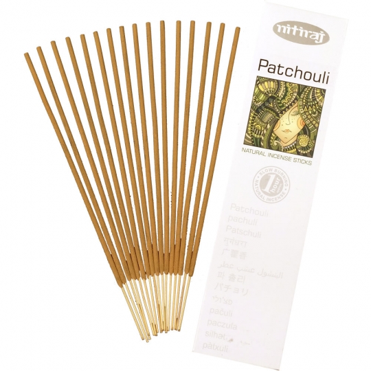 Nitiraj Incense 25 gr - Patchouli (Pack of 6)