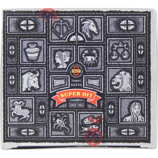 Satya Super Hit Incense Cones Display Box (pack of 12)