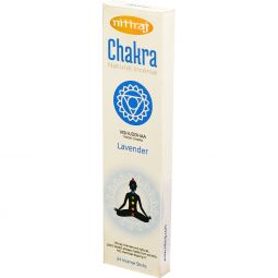 Nitiraj Natural Chakras Incense - Throat Chakra (Pack of 6)