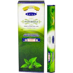 Satya Hexagonal Pack Incense - Patchouli (Pack of 6)