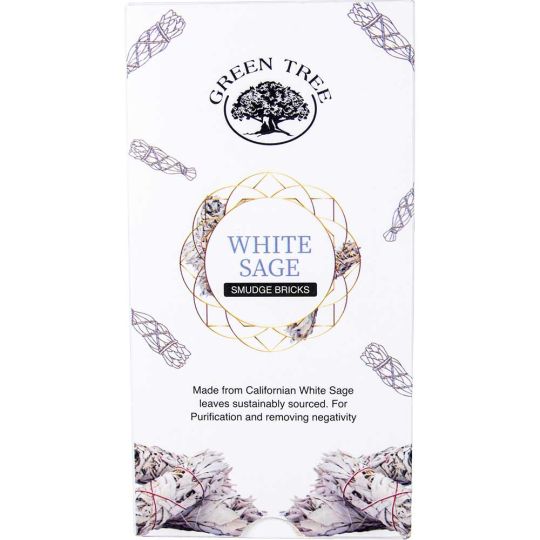 Green Tree Smudge Bricks - White Sage (Pack of 15)