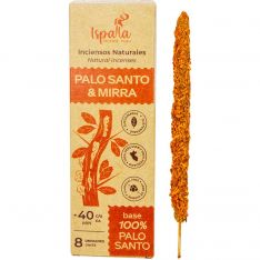 Ispalla Natural Incense - Palo Santo & Myrrh (8 Short Sticks)