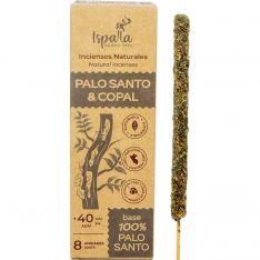 Ispalla Natural Incense - Palo Santo & Copal (8 Short Sticks)