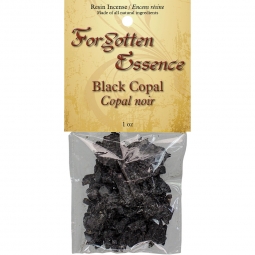 Forgotten Essence Resin Incense Black Copal (1 oz)