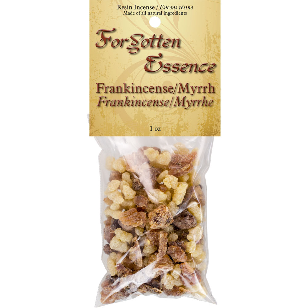 Forgotten Essence RESIN Incense Frankincense/Myrrh (1 oz)
