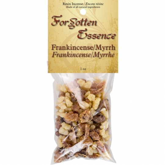 Forgotten Essence Resin Incense Frankincense/Myrrh (1 oz)