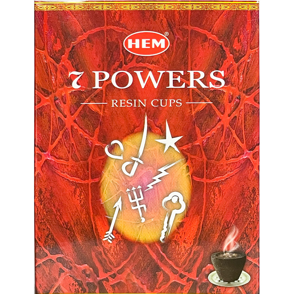 Hem Resin Cups - 7 Powers (Pack of 10): Kheops International