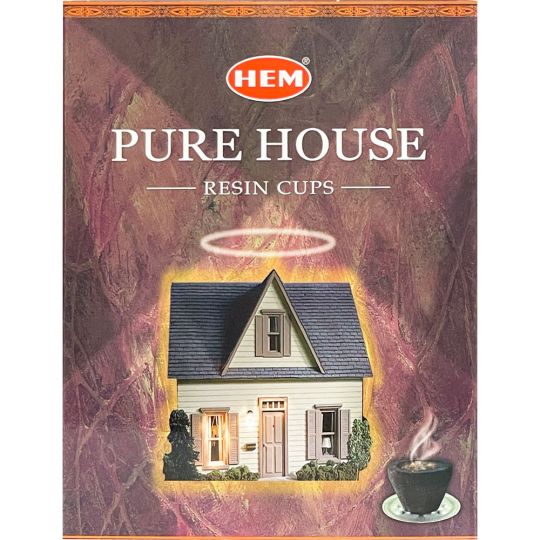 Hem Resin Cups - Pure House (Pack of 10)