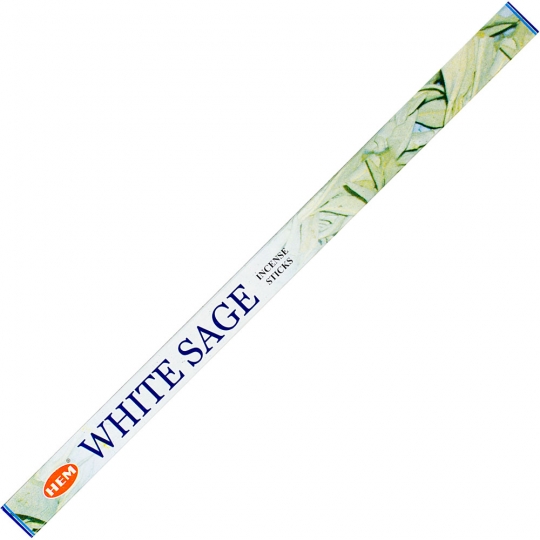 Hem Square Pack Incense 8 gr White Sage (pk 25)