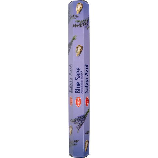 Hem Hexagonal Pack Incense 20 gr Blue Sage (Pack of 6)