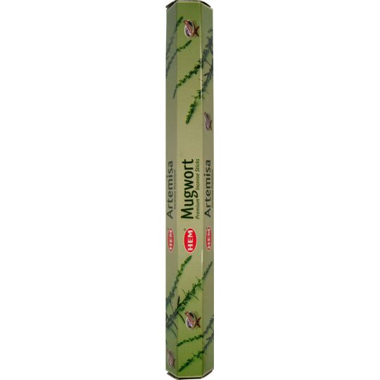 Hem Hexagonal Pack Incense 20 gr Mugwort (Pack of 6)