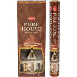 Hem Hexagonal Pack Incense 20 gr Pure House (Pack of 6)