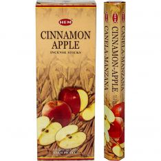 Hem Hexagonal Pack Incense 20 gr Cinnamon/ Apple (Pack of 6)