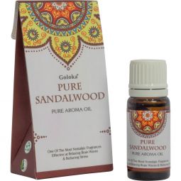 Goloka Pure Aroma Oil 10ml - Pure Sandalwood (Pack of 12)