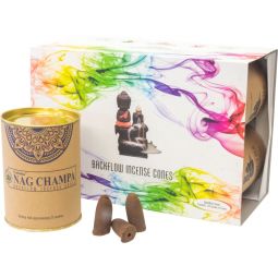 Goloka Backflow Cones 6 Cans of 24 - Nag Champa (Each)