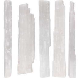 Rough Stone Specimen  Wands White Selenite (5 lbs)
