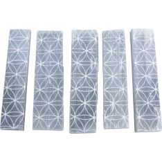 Rough Selenite Wands - Flower of Life (Pack of 5)