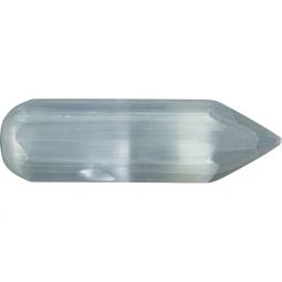Massage Wand Faceted Small White Selenite (Each)