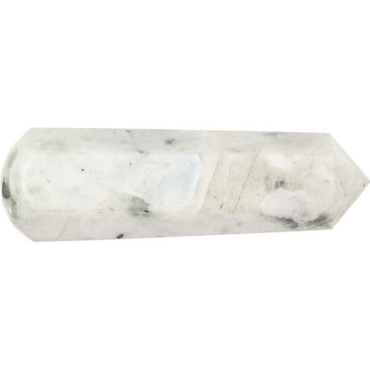 Gemstone Faceted Massage Wand - Rainbow Moonstone (Each)