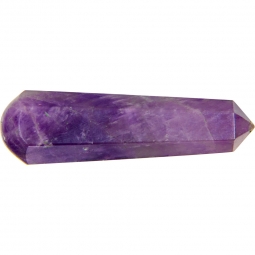 Gemstone Faceted Massage Wand - Amethyst  (Each)