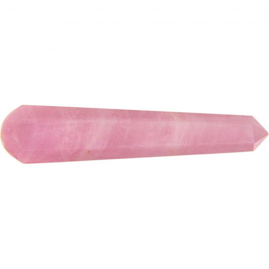 Gemstone Faceted Massage Wand - Rose Qtz (Each)