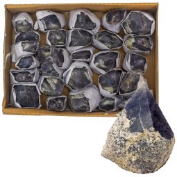 Gemstone Polished Top Points by the Flat - Iolite (4.5-5.5lbs)