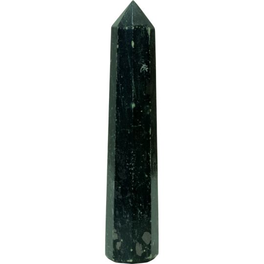 Gemstone Obelisk 3-4in - Emerald w/ Mica (Each)