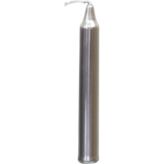 Mini Ritual Candles Silver (Pack of 20)