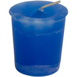 Chakra Votive candle Throat-Blue (box of 18)
