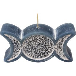 Sacred Symbol Candle - Triple Moon Grey (Each)