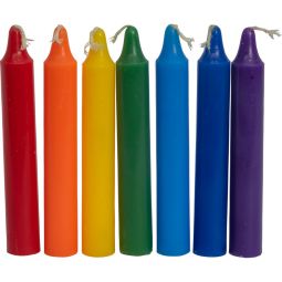Chakra Meditation Candles 5in (Set of 7)