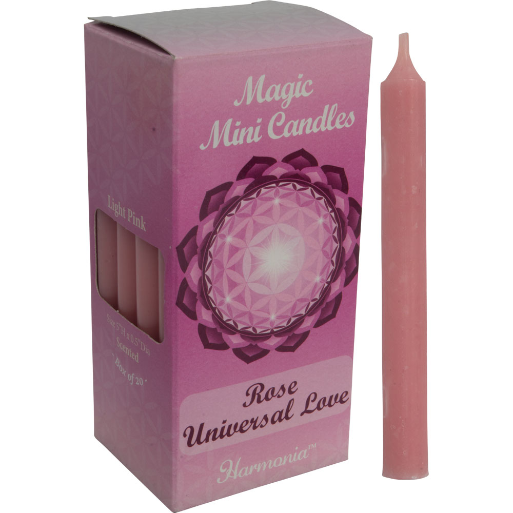 Harmonia Mini Ritual Candle - UNIVERSAL Love Rose (Pack of 20)