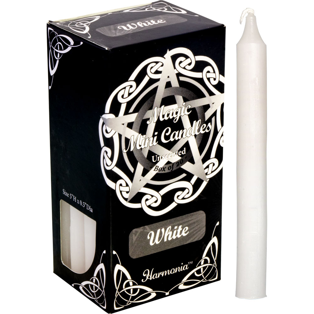 Harmonia Mini Ritual CANDLEs - White (Pack of 20)