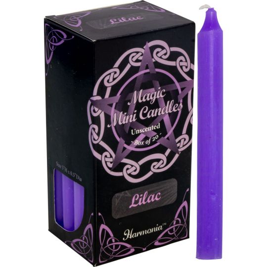 Harmonia Mini Ritual Candles - Lilac (Pack of 20)