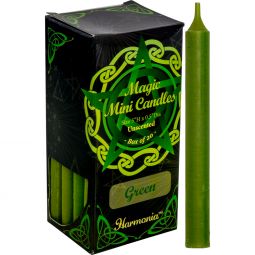 Harmonia Mini Ritual Candles - Apple Green (Pack of 20)