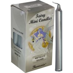 Harmonia Mini Ritual Candles - Silver (Pack of 20)