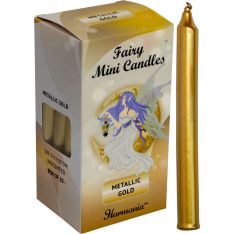 Harmonia Mini Ritual Candles - Gold (Pack of 20)