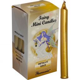Harmonia Mini Ritual Candles - Gold (Pack of 20)
