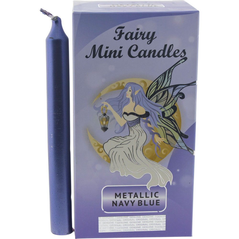 Harmonia Mini Ritual CANDLEs - Metallic Blue (Pack of 20)