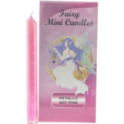 Harmonia Mini Ritual Candles - Metallic Hot Pink (Pack of 20)