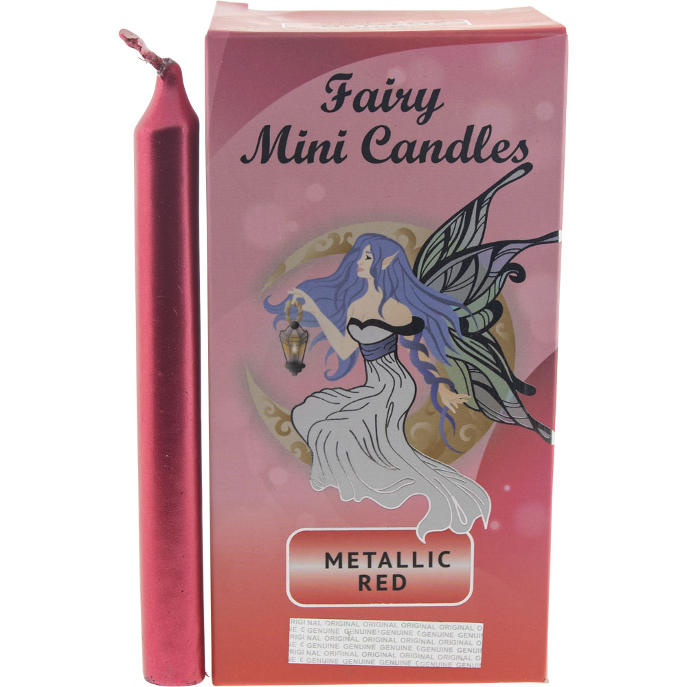 Harmonia Mini Ritual Candles - Metallic RED (Pack of 20)