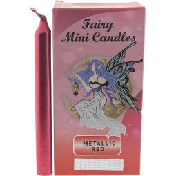 Harmonia Mini Ritual Candles - Metallic Red (Pack of 20)