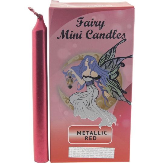 Harmonia Mini Ritual Candles - Metallic Red (Pack of 20)