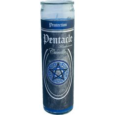 7 Day Glass Ritual Candle - Pentacle - Frankincense (Each)
